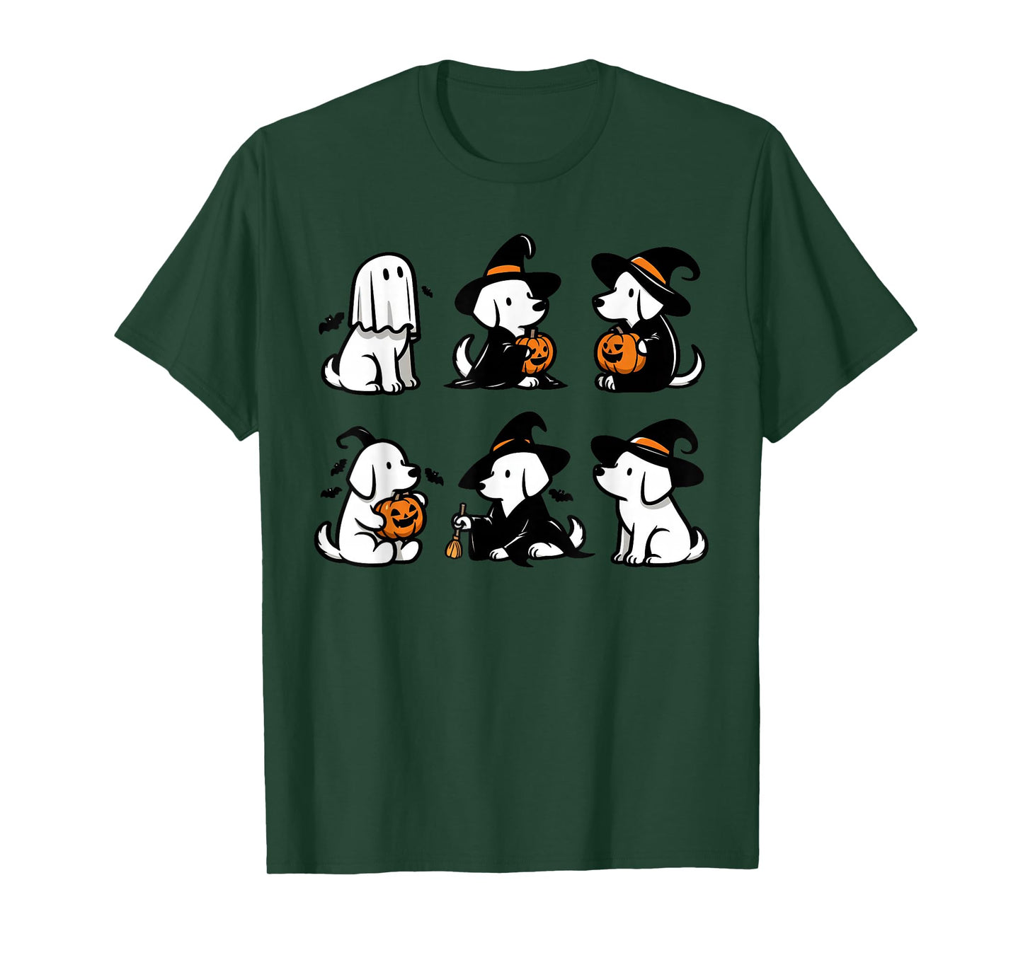 Funny Ghost Dog Funny Halloween Spooky Funny Boo Dog Lover T-Shirt