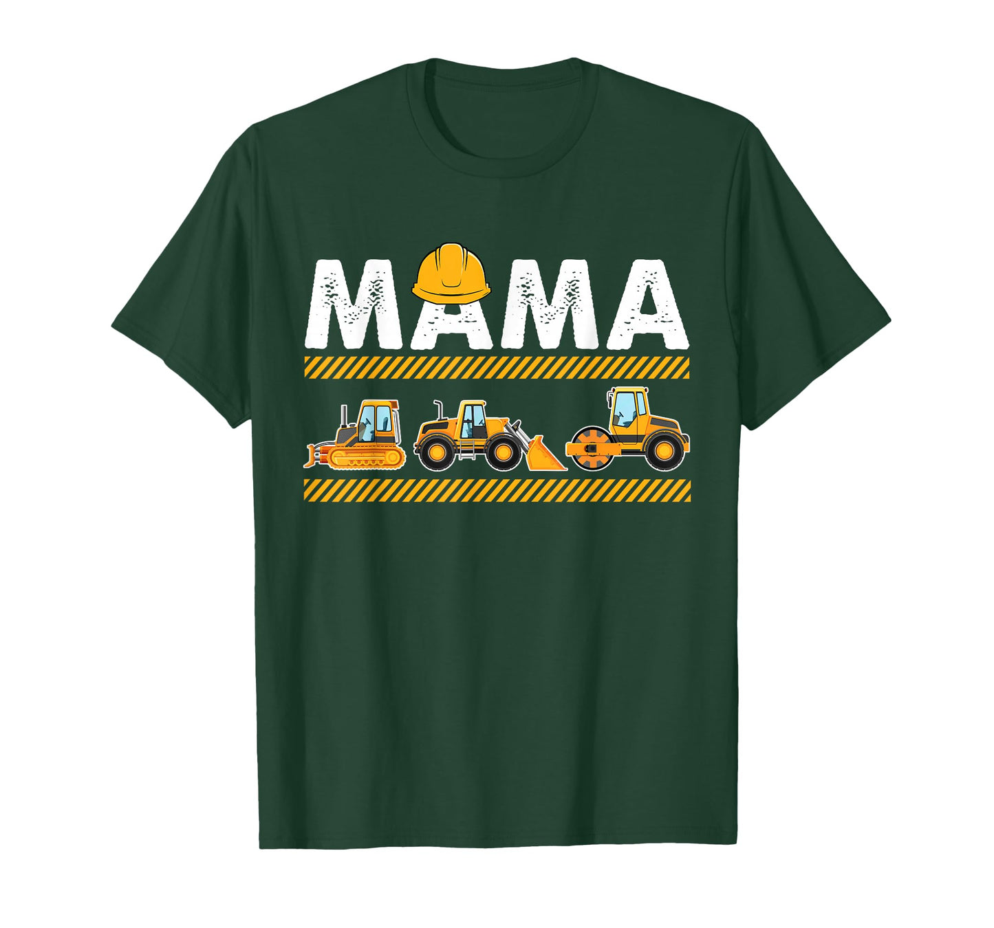 Funny Mama Construction Excavator Kids Matching Family T-Shirt