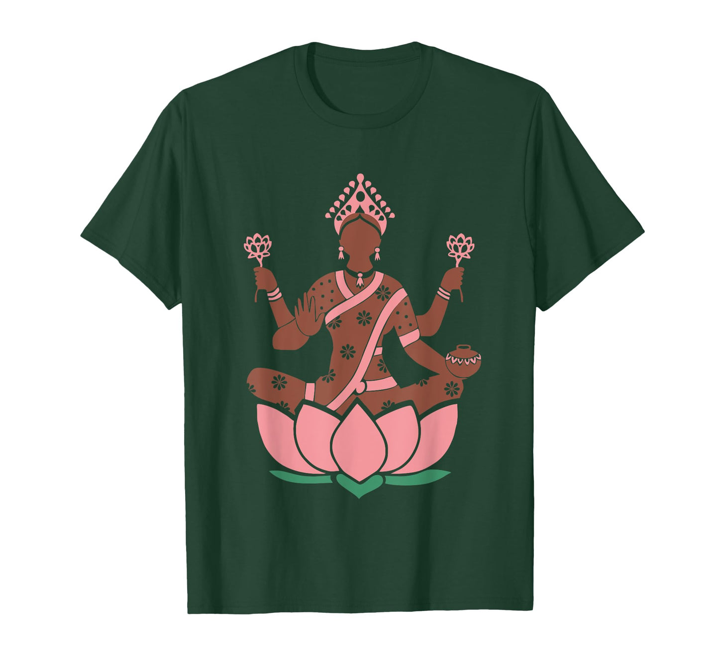 Lakshmi Sri T Shirt Hindu Hinduism Gods tee T-Shirt