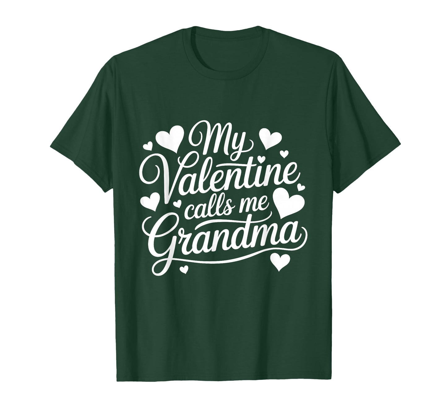My Valentine Calls Me Grandma Valentines Day Grandma Women T-Shirt