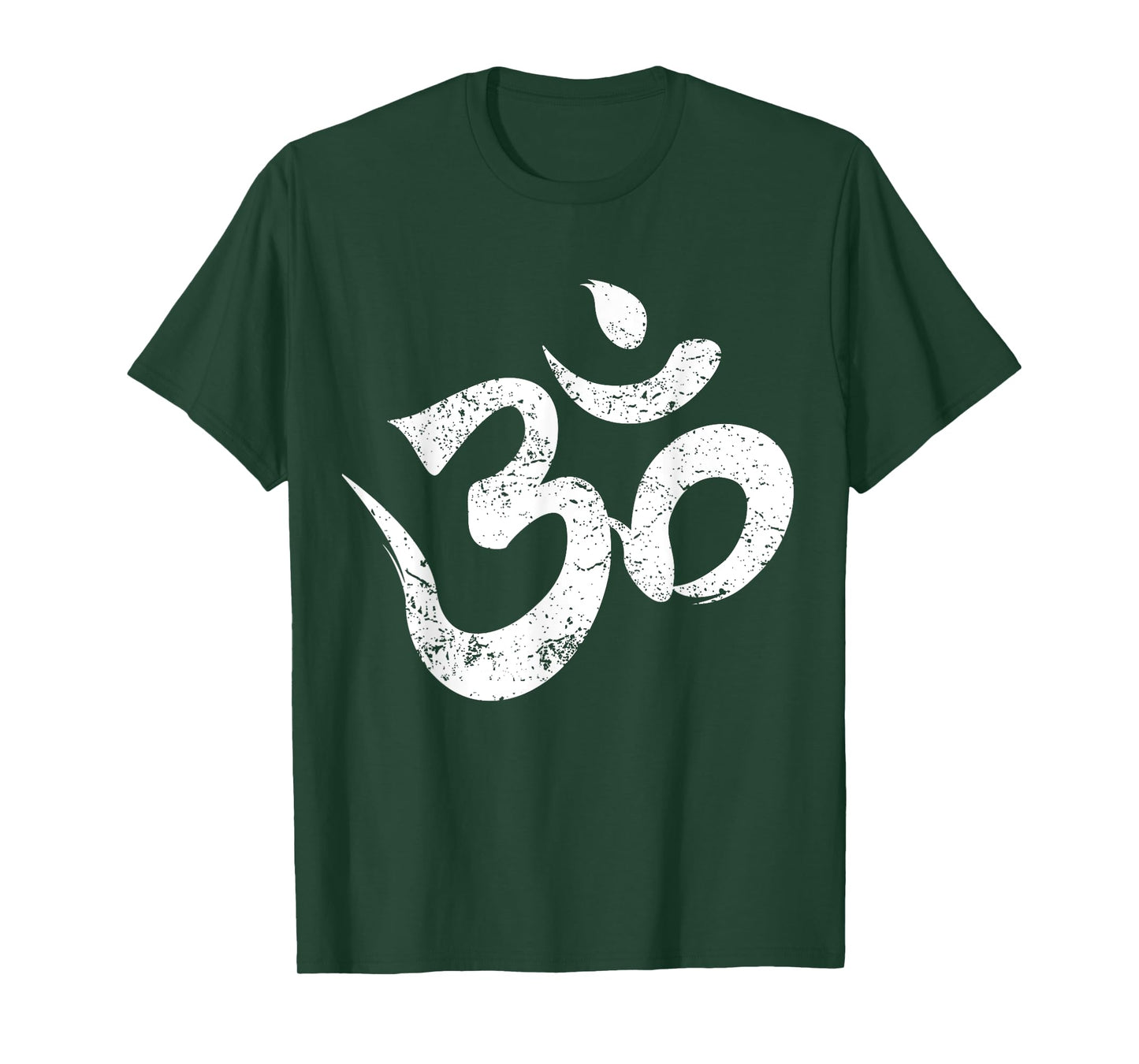 Distressed Om Meditation Spiritual Indian Yoga Symbol Om T-Shirt
