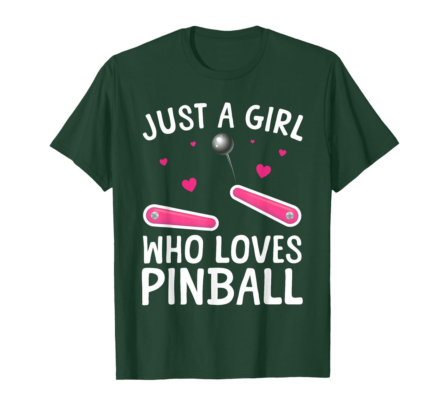 Pinball Art for Girls Women Pinball Machine Pinball Lover T-Shirt