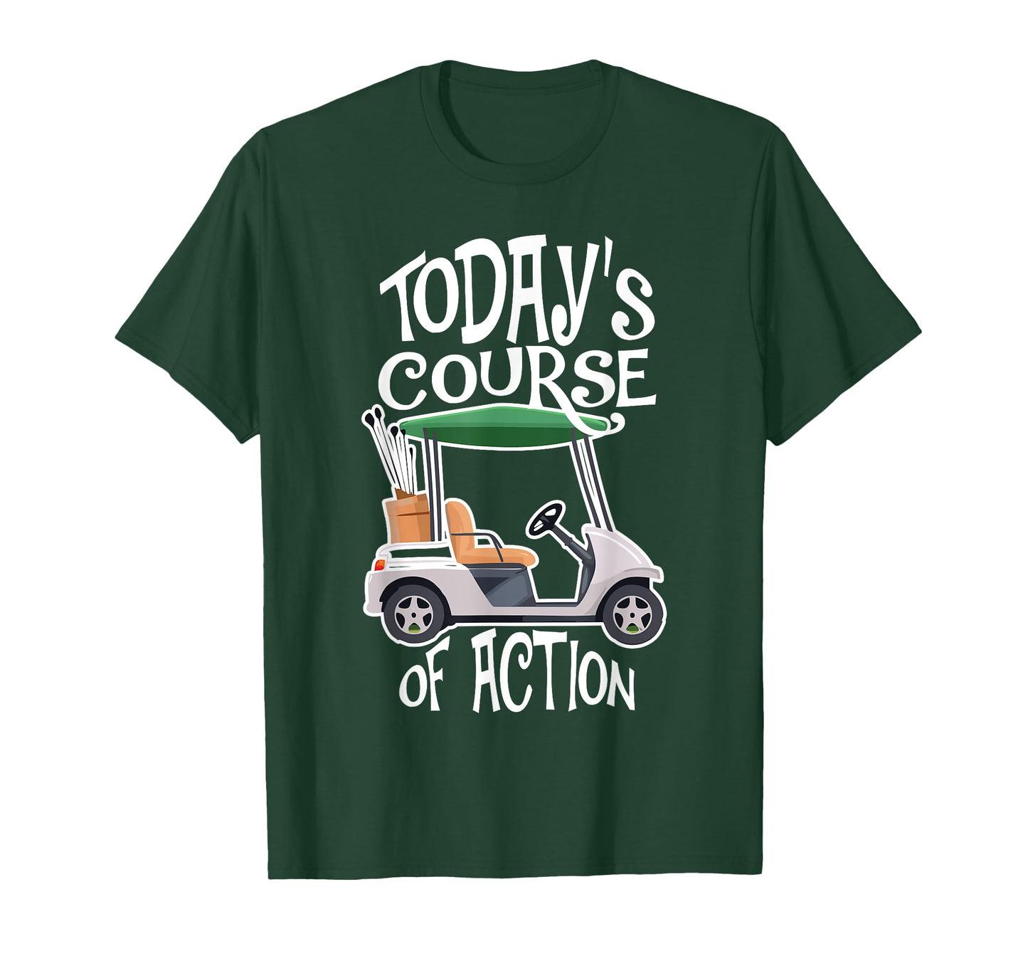 Golf Course Golf Cart Life Golfer Retired Retirement T-Shirt