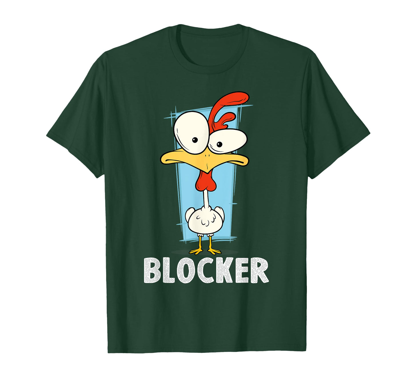 Cock Blocker Men's Funny Novelty Rooster Cock Chicken Women T-Shirt