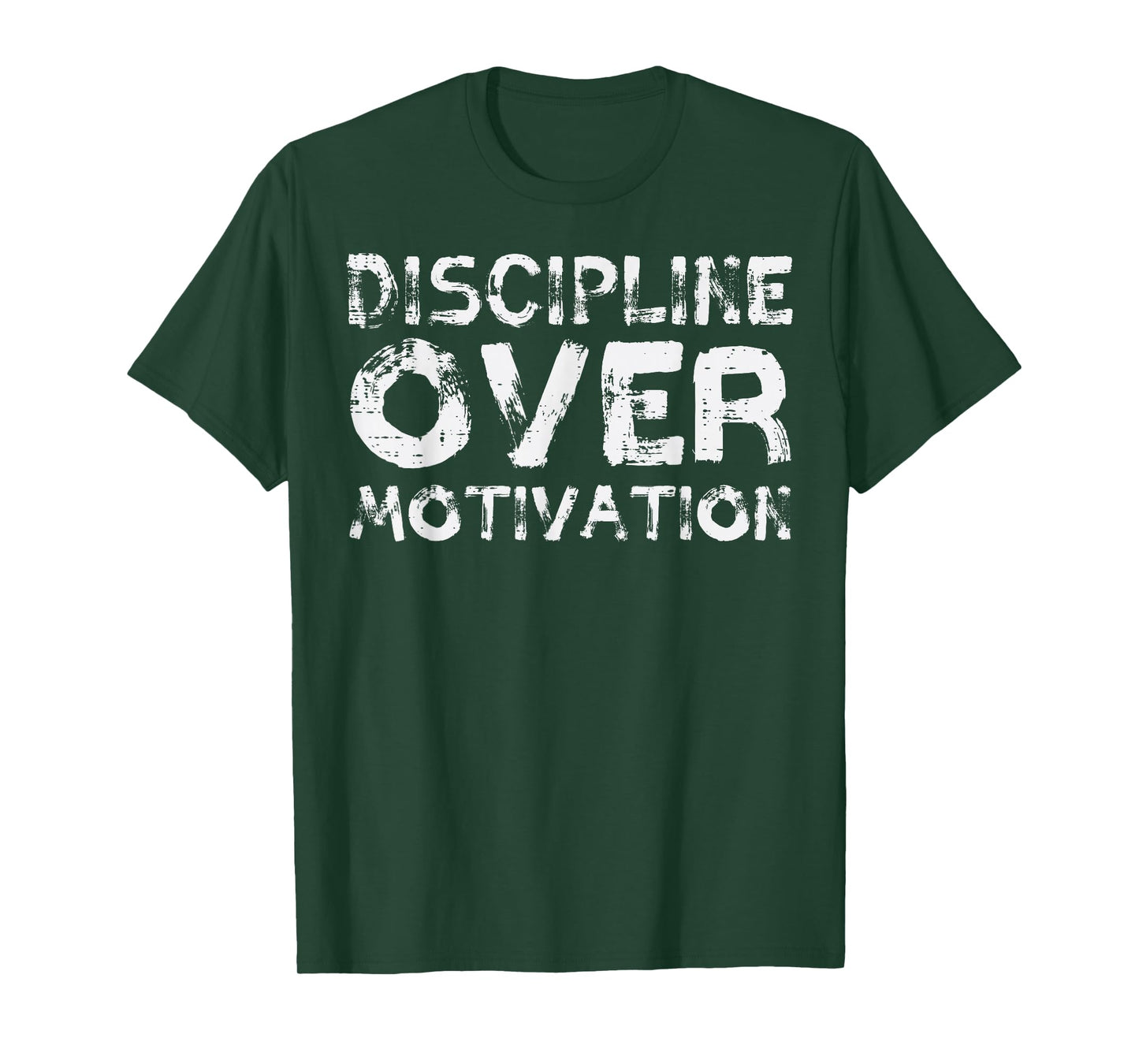 Gym Discipline Over Motivation Workout Fitness Men Women T-Shirt