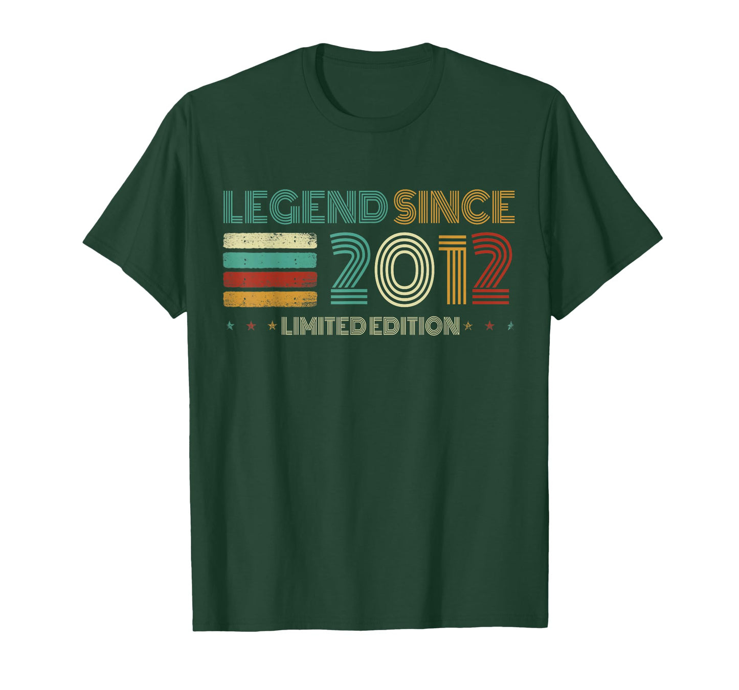 13 Years Old Legend Since 2012 13th Birthday T-Shirt