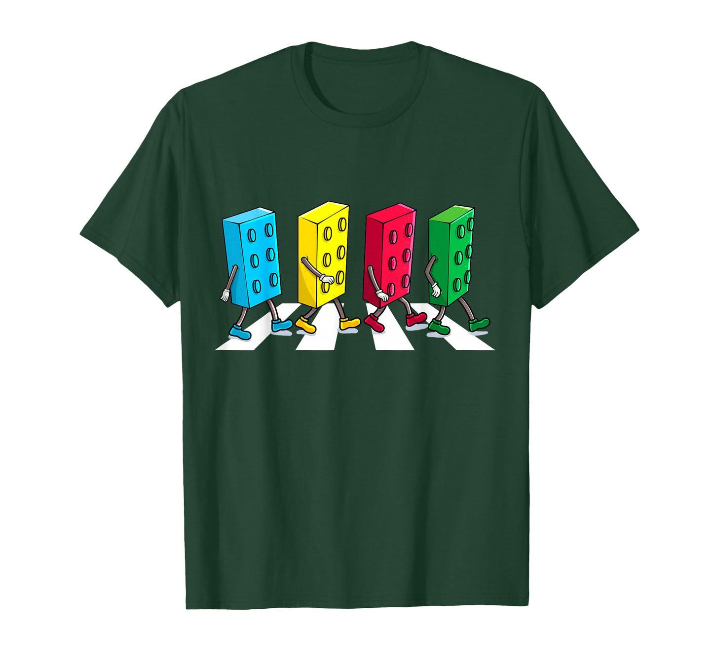 Master Builder Building Bricks Block Party Brick Boys Kids T-Shirt