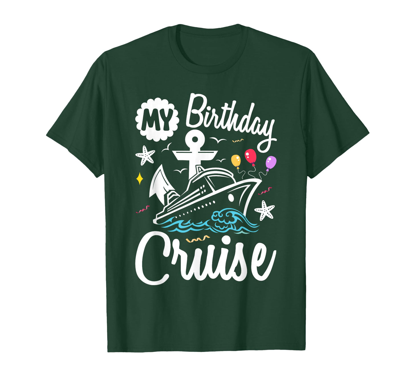 My Birthday Cruise 2025 Ship Vacation Trip Matching family T-Shirt