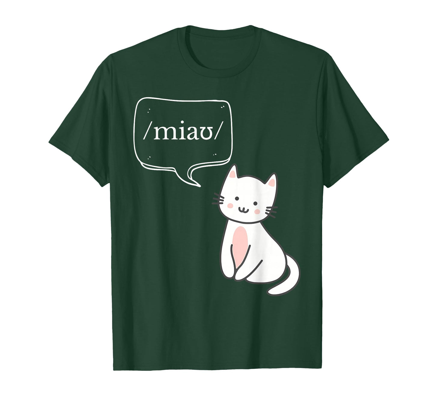 Cute Kitten Peds SLP Phonetic CCC-SLP Early Intervention T-Shirt