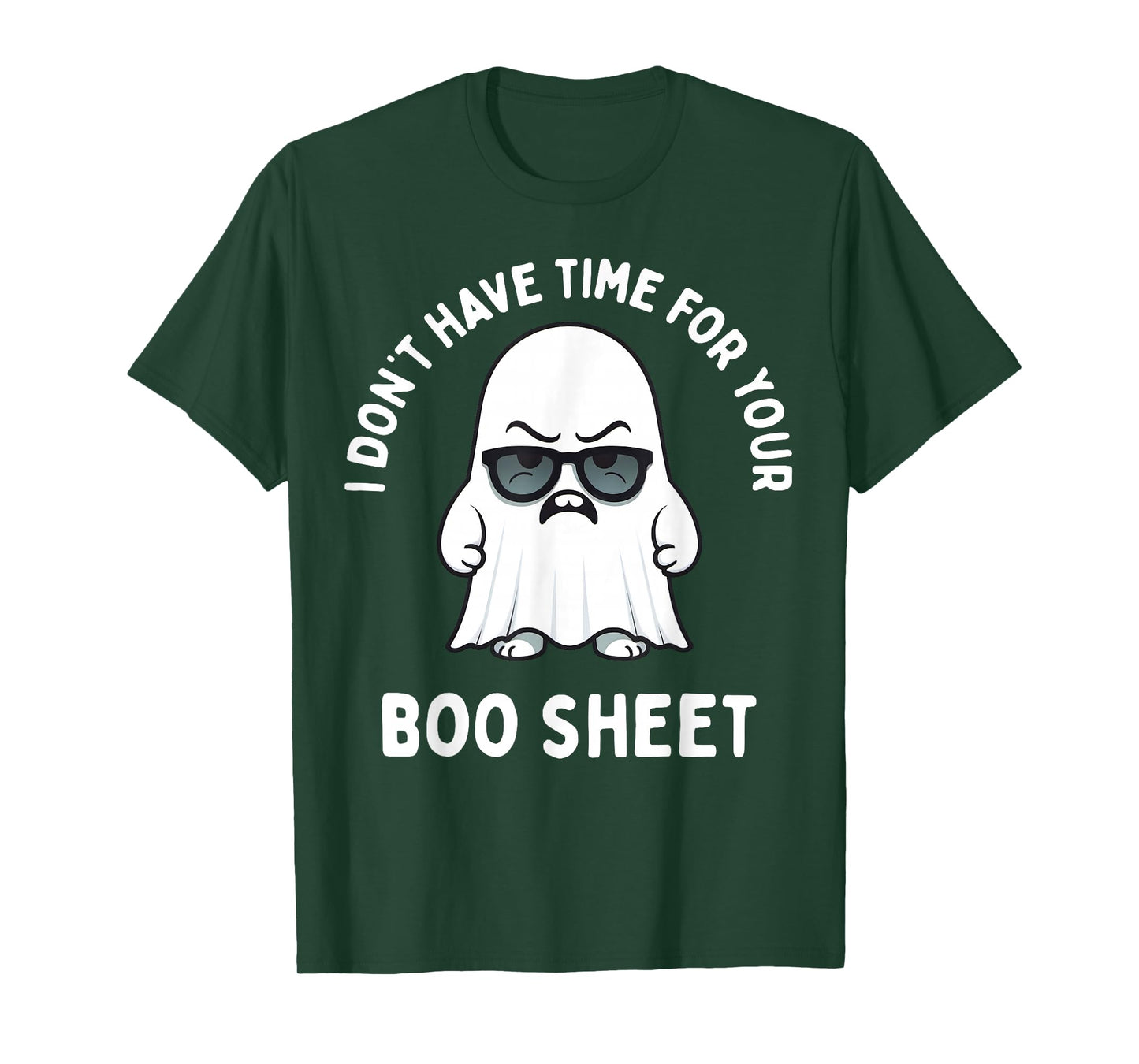 Boo Sheet Ghost Funny Halloween Costume Men Women T-Shirt