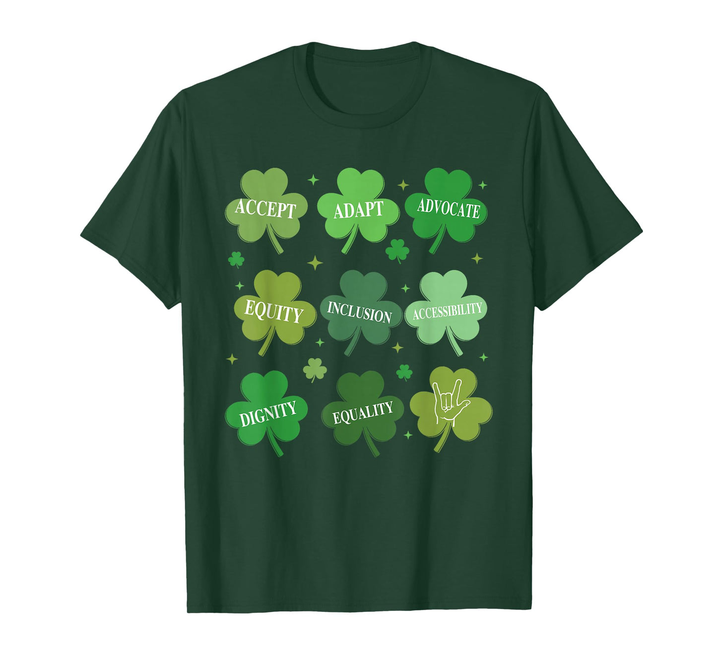 Special Education Sped Teacher Shamrock St Patricks Day T-Shirt