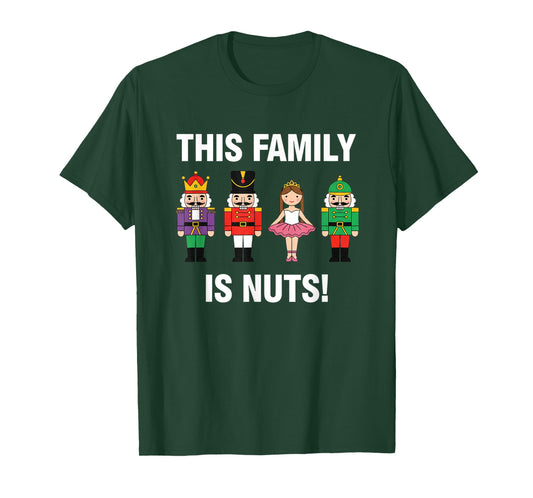 Christmas This Family is Nuts Nutcracker Family Funny Xmas T-Shirt