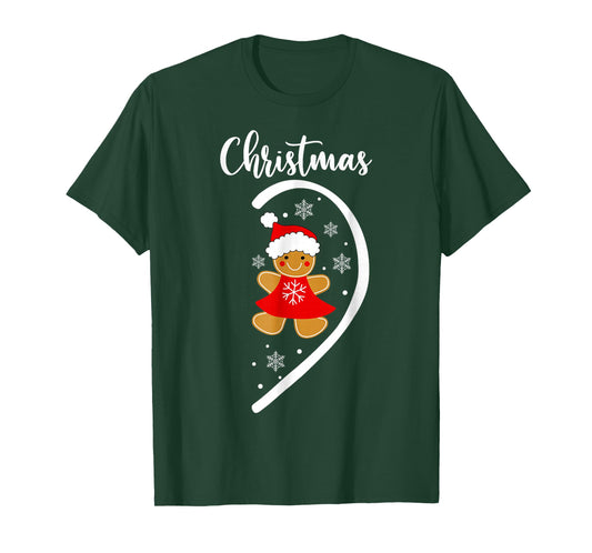Merry Christmas Gingerbread Couple Christmas Pajama Matching T-Shirt