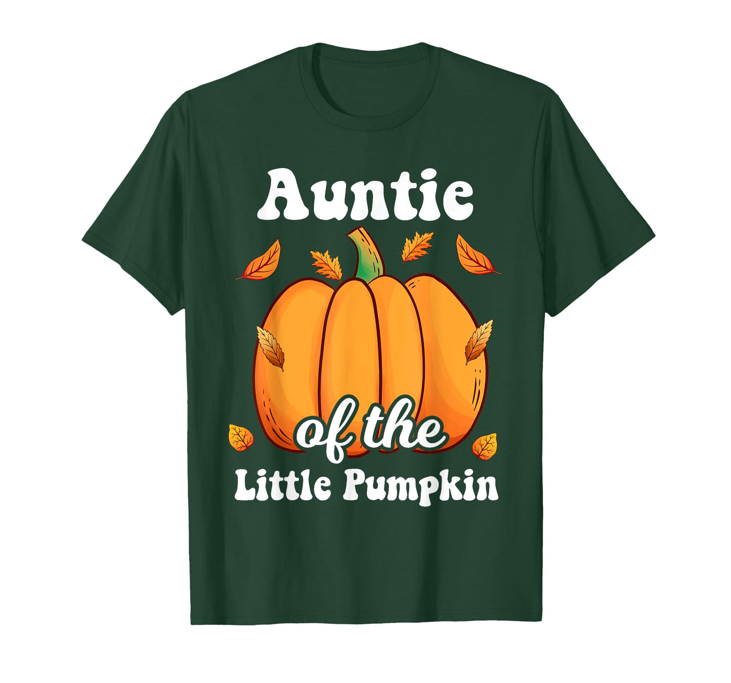 Auntie of the Little Pumpkin Thanksgiving Baby Shower Reveal T-Shirt
