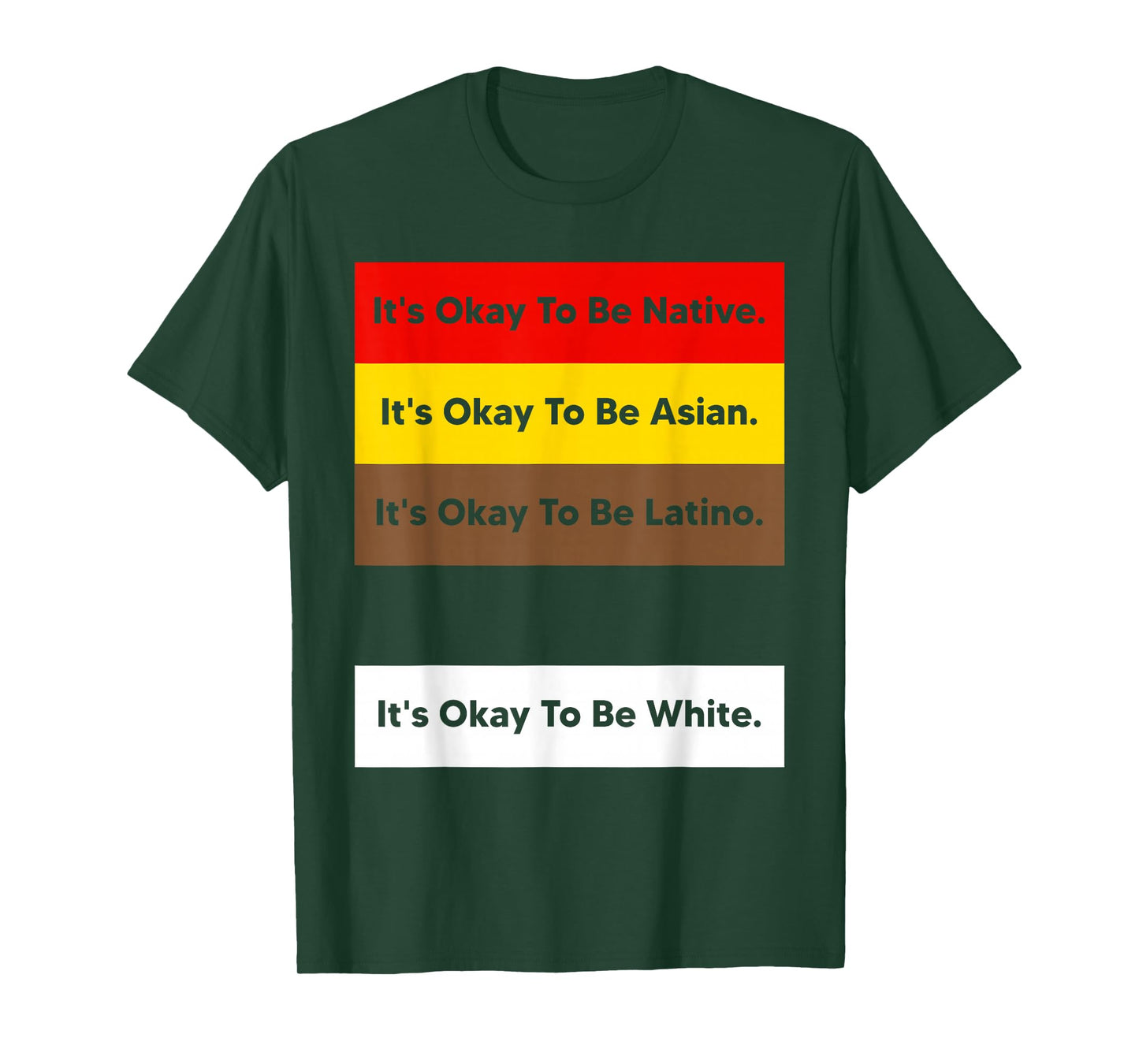 It's Okay to Be Native It's Okay to Be Asian It's Okay to Be T-Shirt