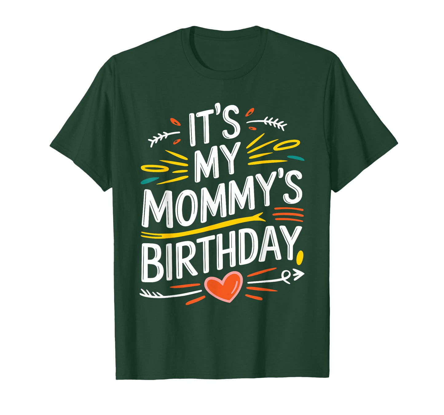 It's My mommy's Birthday Boho Nostalgia Design Women Kids T-Shirt