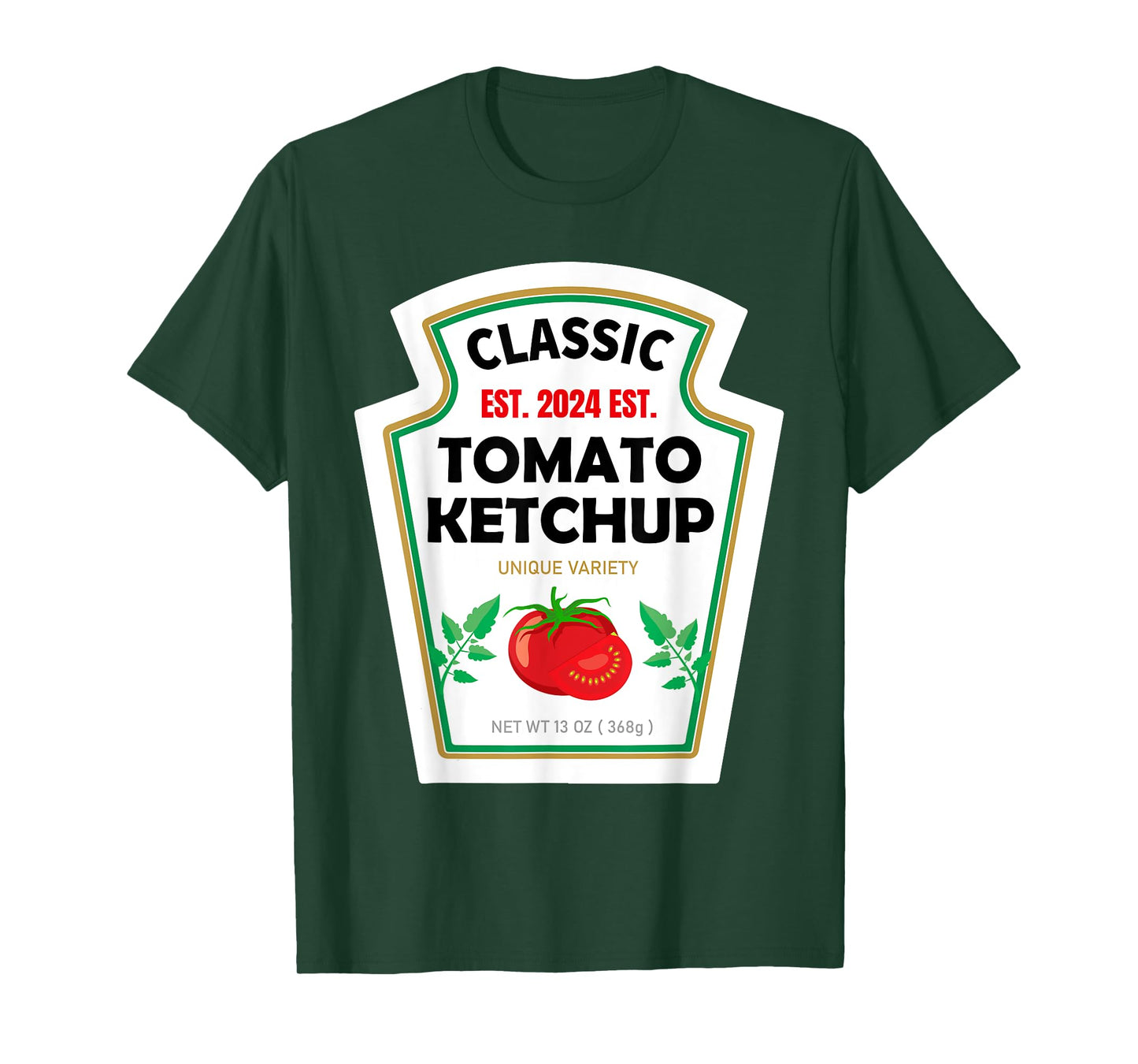 Red Ketchup DIY Costume Matching Couples Groups Halloween T-Shirt