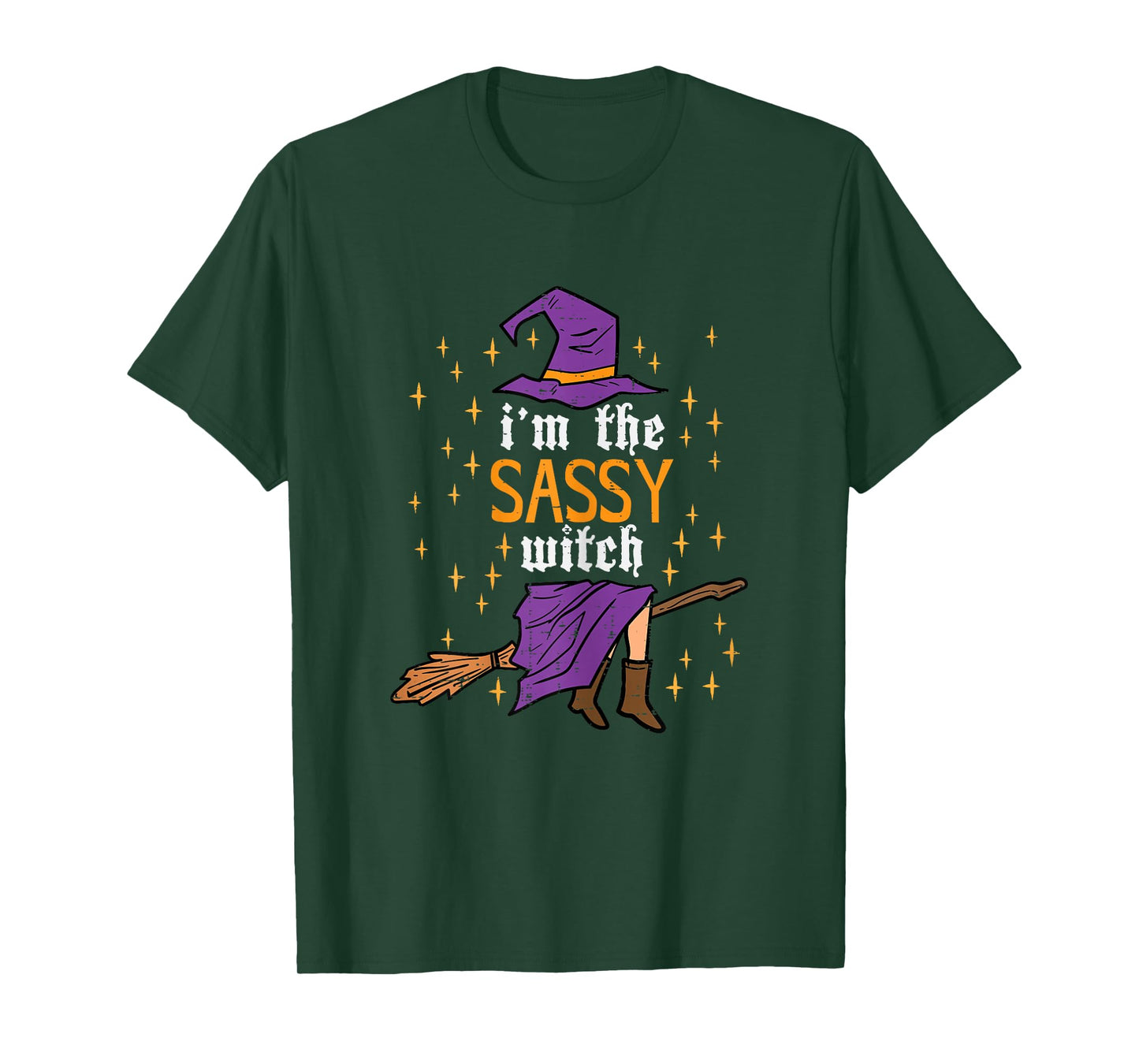 Halloween Im The Sassy Witch Funny Costume Women Girls Kids T-Shirt