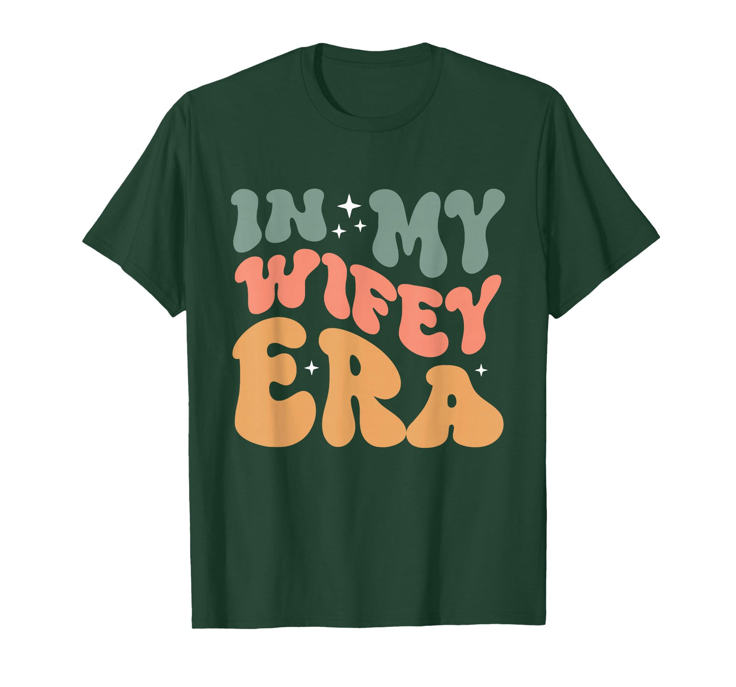 In My Wifey Era Groovy Wife Women Married T-Shirt