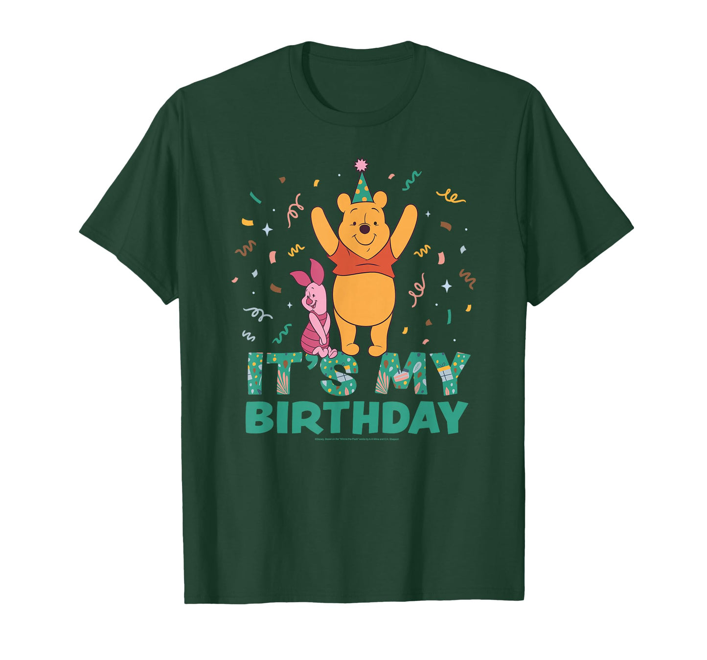 Disney Winnie the Pooh & Piglet It's my Birthday Party T-Shirt
