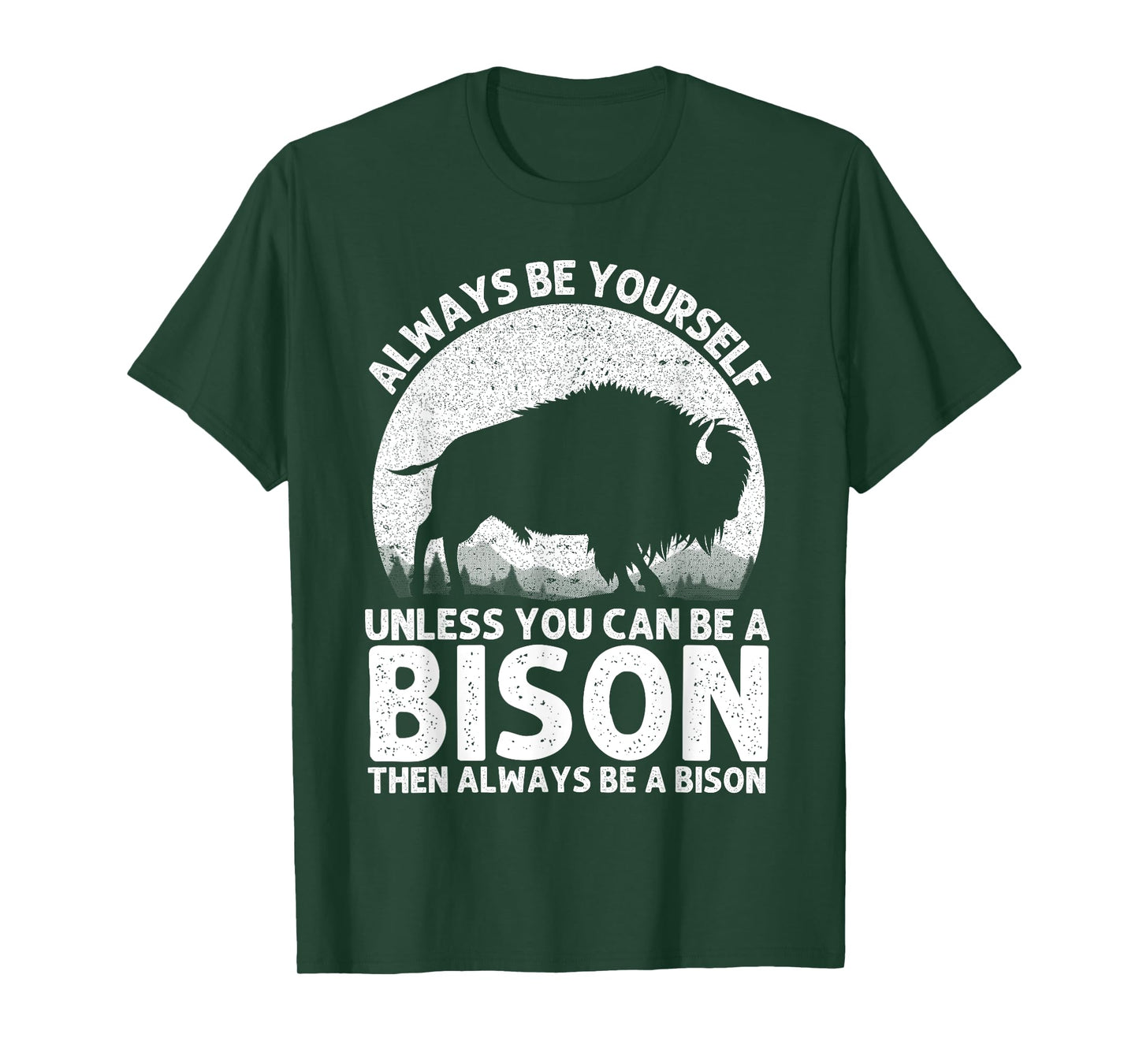 Cool Bison Design For Men Women Buffalo Animal Lovers Bison T-Shirt