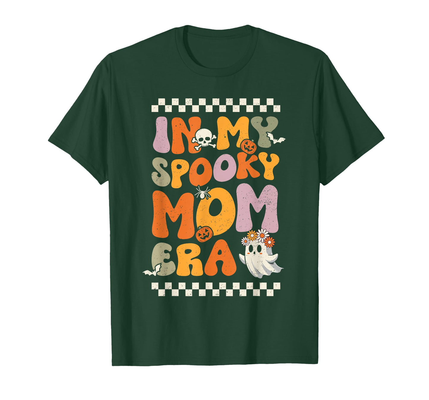 In My Spooky Mom Era Funny Ghost Halloween Mother's Day T-Shirt