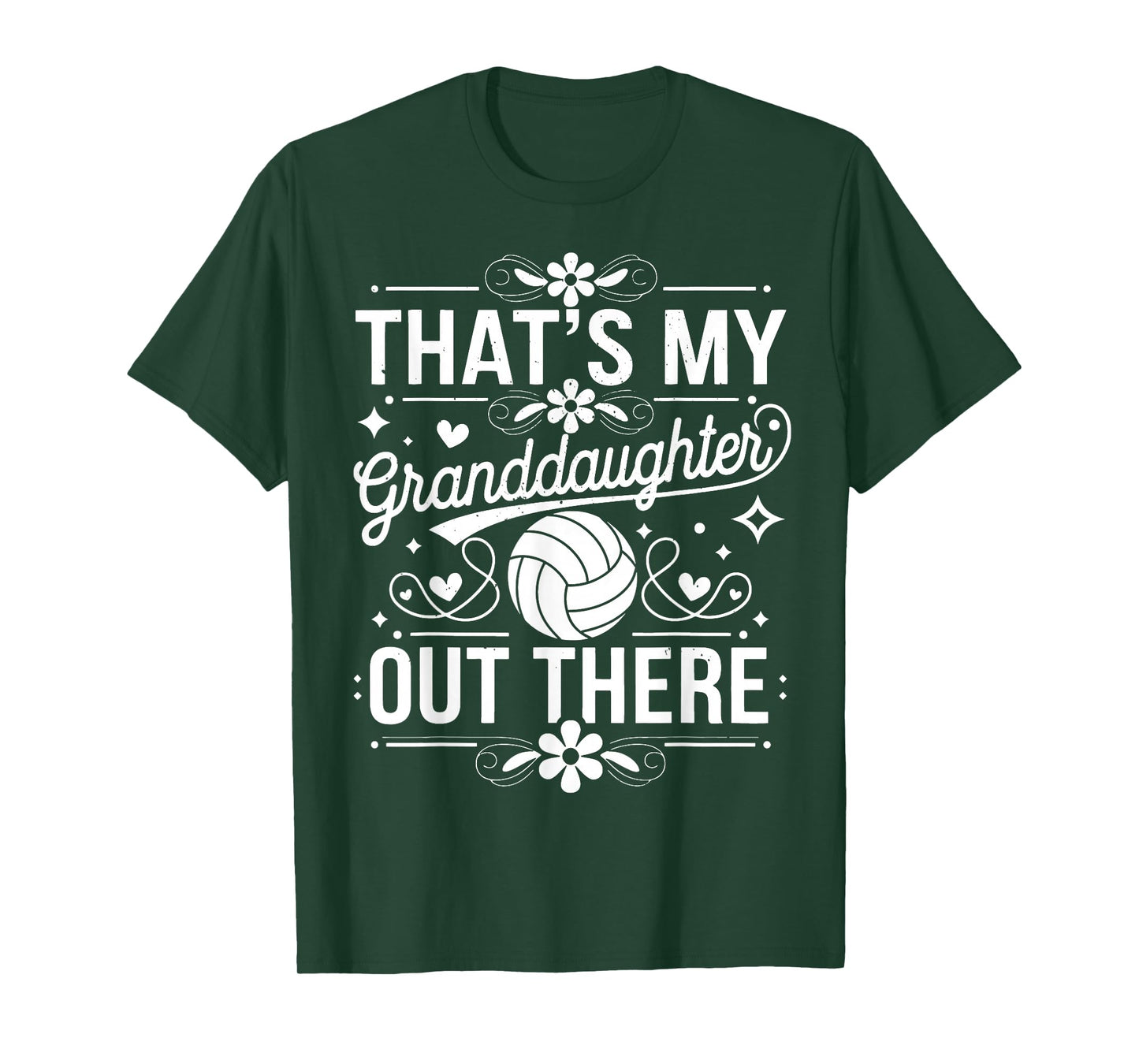 That's My Granddaughter Out There Volleyball For Grandma T-Shirt
