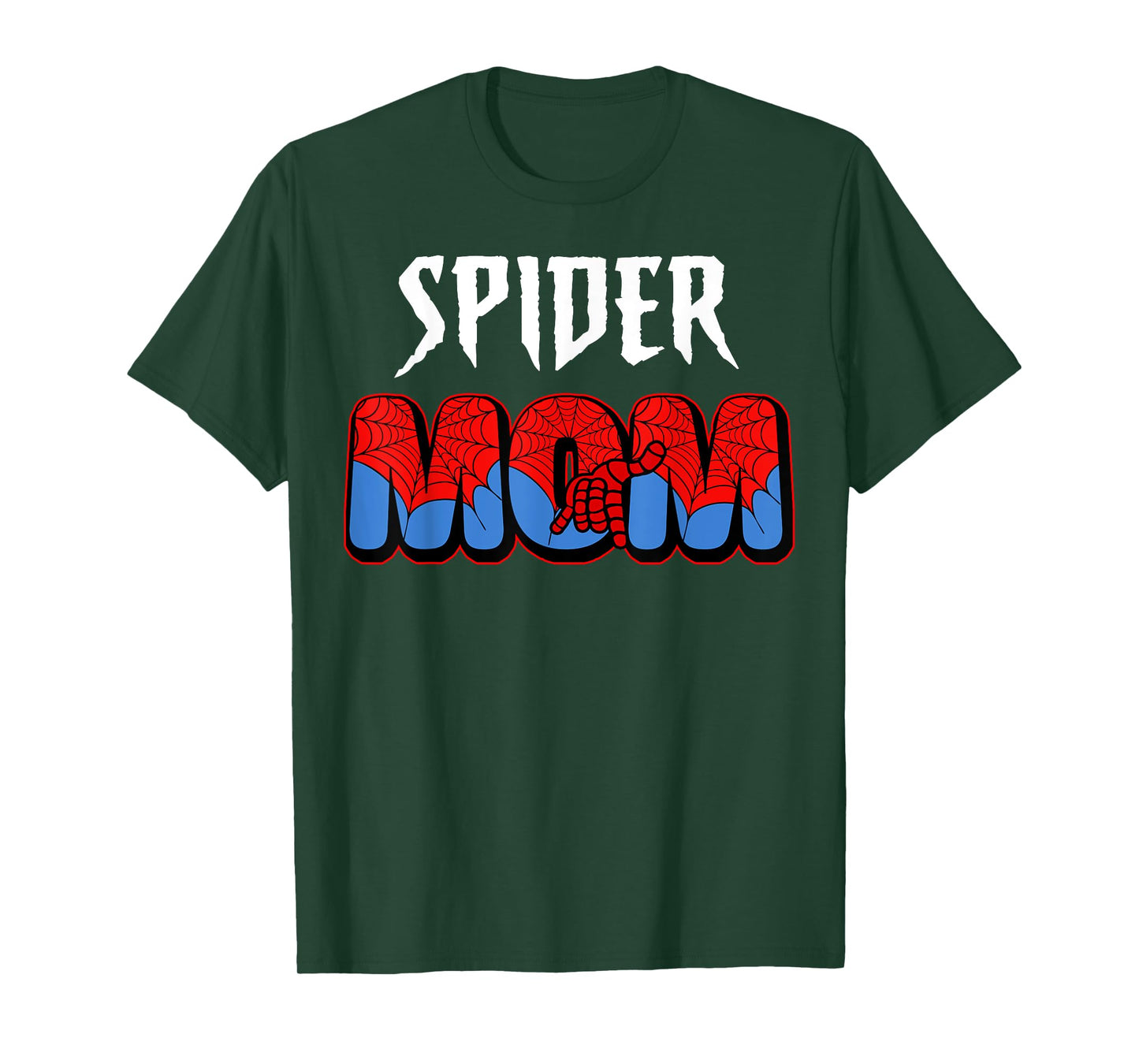 Women Spider Mom Mother's Day Matching Family Birthday T-Shirt