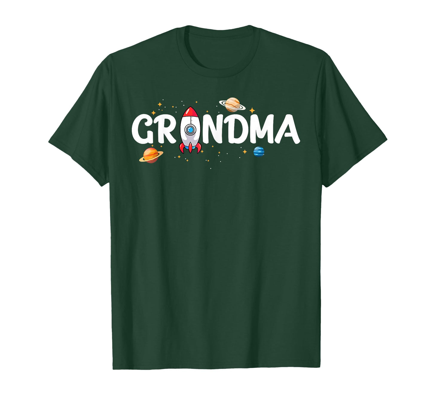 Grandma of The Birthday Boy Astronaut 1st Birthday Family T-Shirt