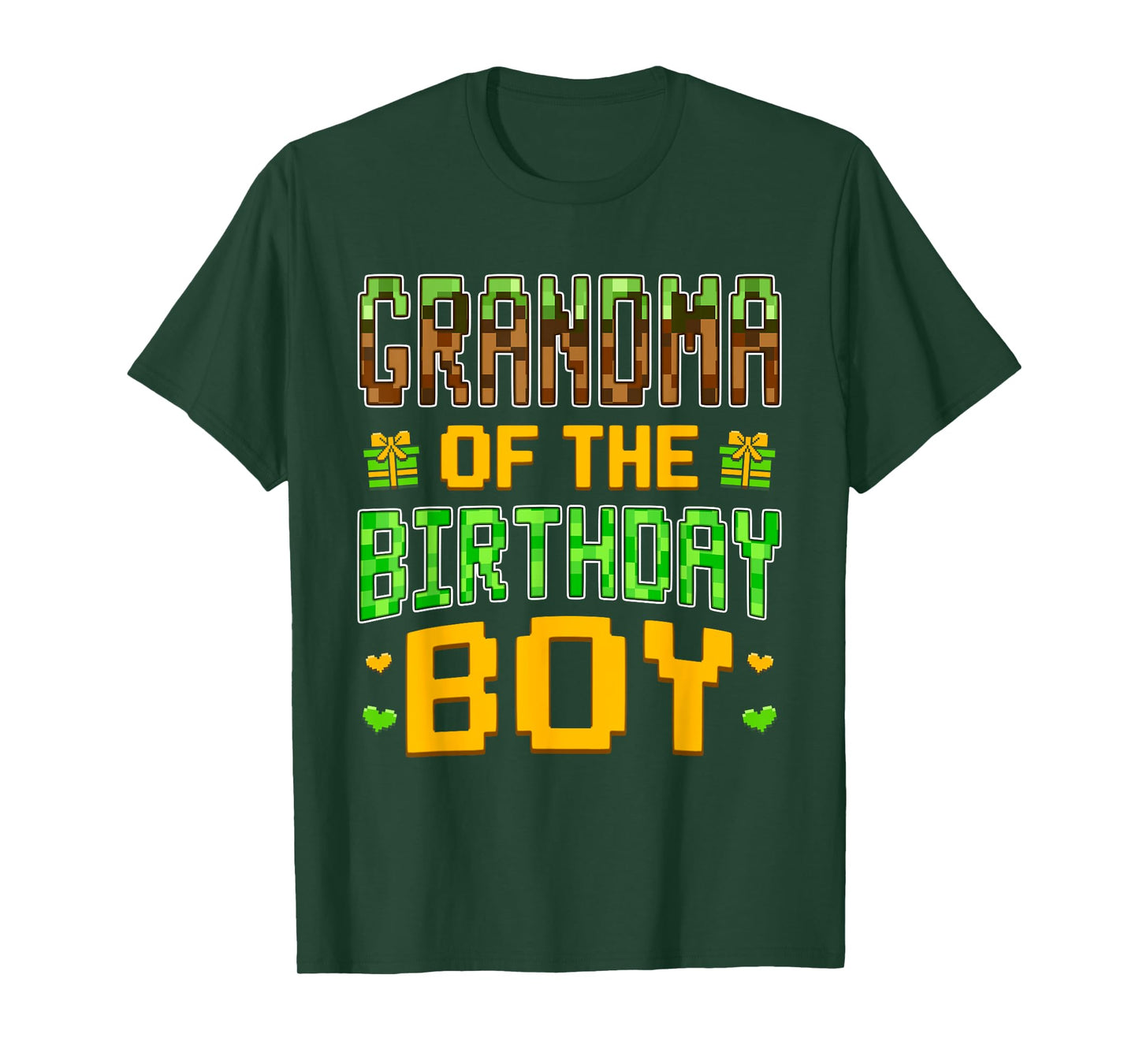 Grandma of The Birthday Boy Video Gamer Birthday Party T-Shirt