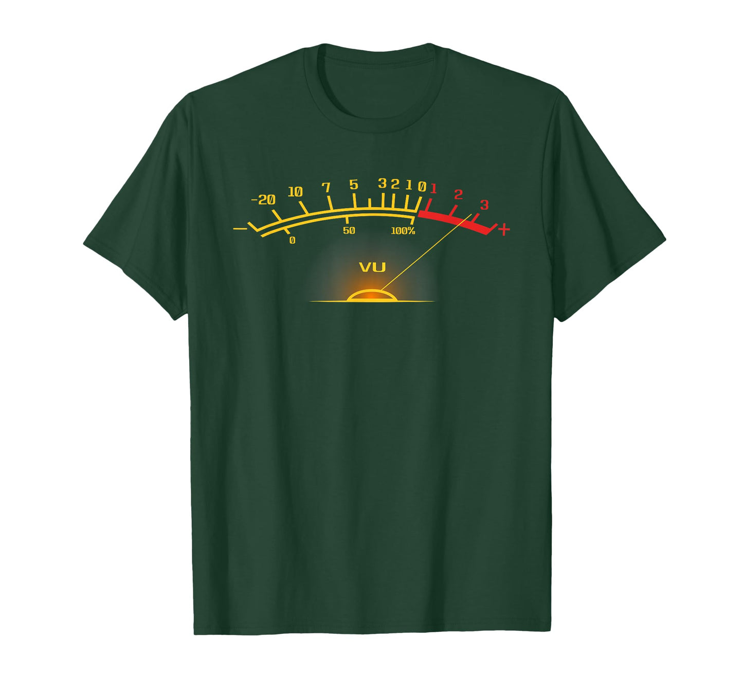 Retro VU Meter Hi-Fi Funny Stereo Sound Audio Engineer T-Shirt