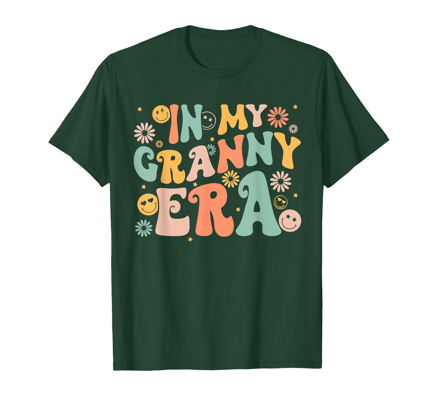 In My Granny Era Groovy Retro Cool for Grandma Mother's Day T-Shirt