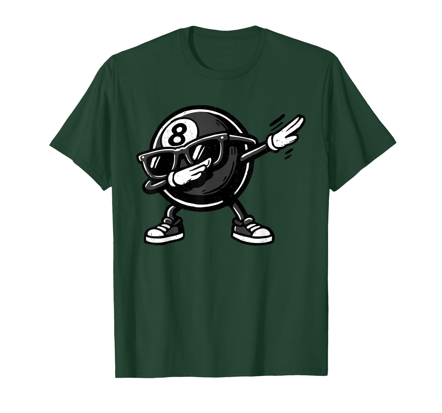 Dabbing 8 Ball Billiard Funny Pool Player Dab Dance T-Shirt