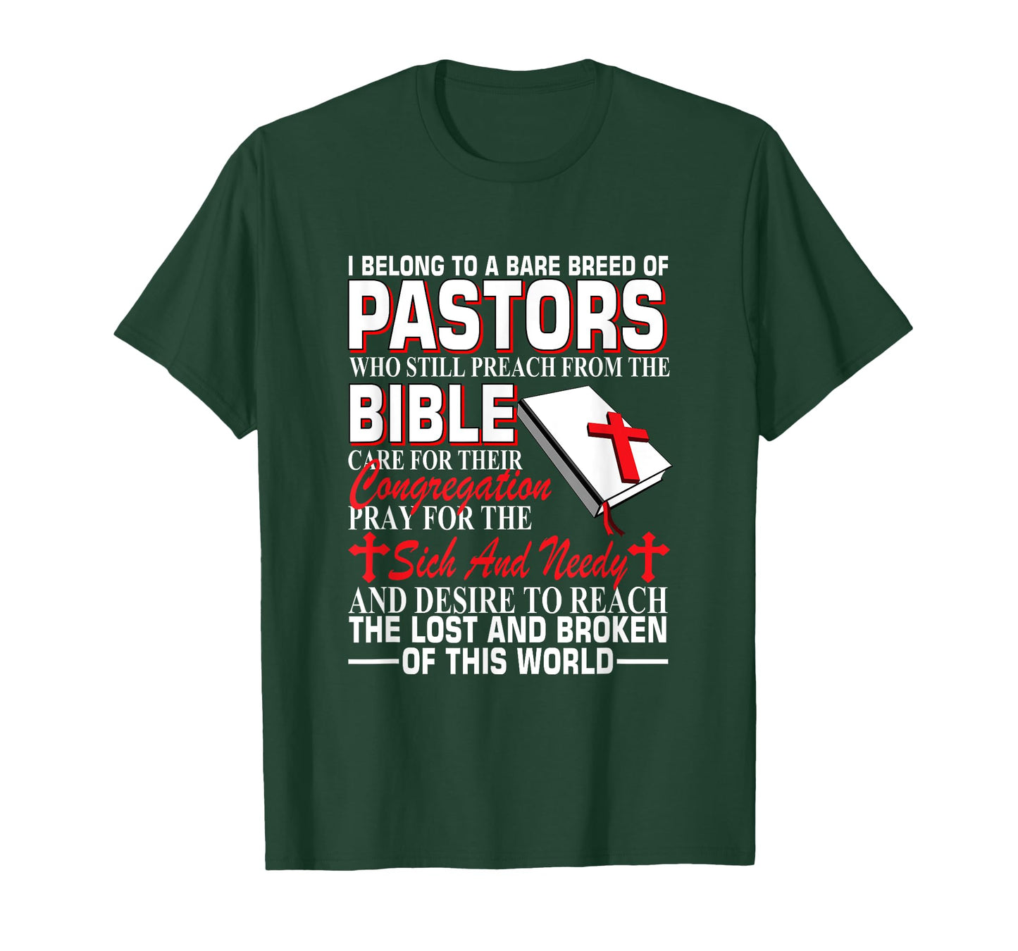 I Belong To A Rare Breed Of Pastors Who Still Preach Bible T-Shirt