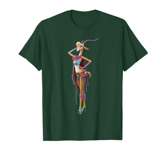 Disney Zootopia 2 Gazelle Burning Mammal Festival Concert T-Shirt