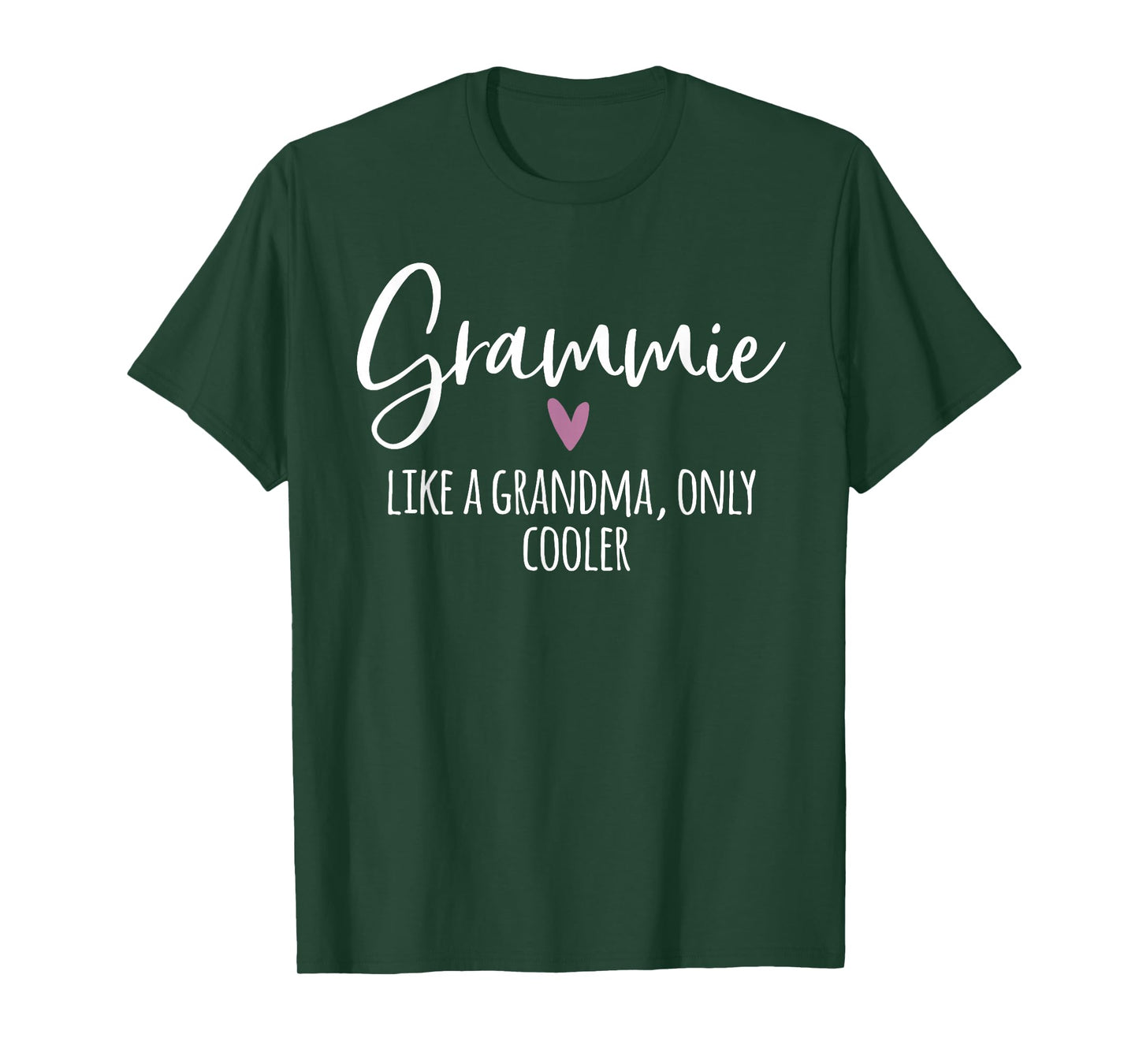 Grammie Like A Grandma Only Cooler Heart Mothers Day Grammie T-Shirt