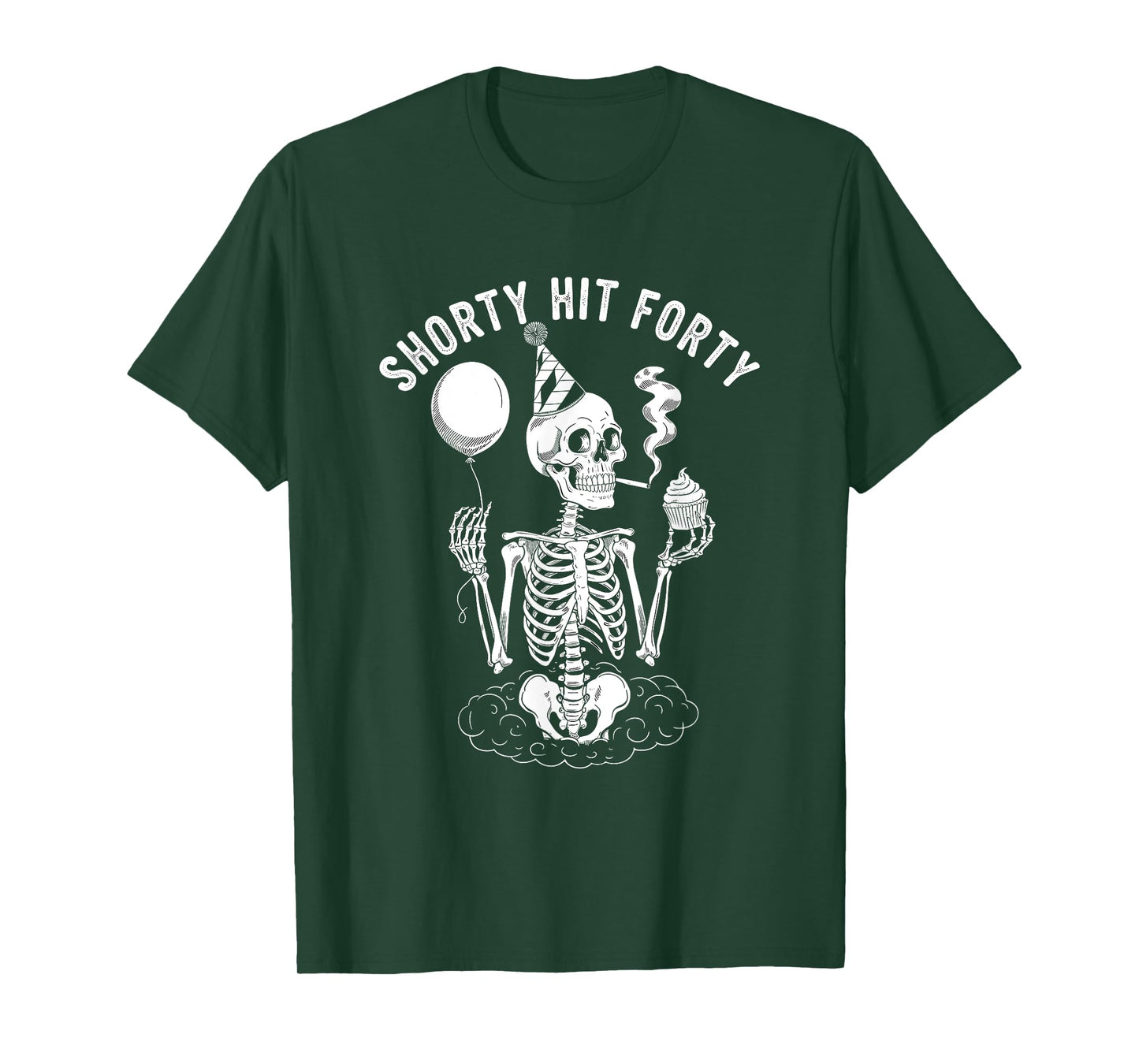 Shorty Hit Forty 40th Birthday Hello Forties T-Shirt