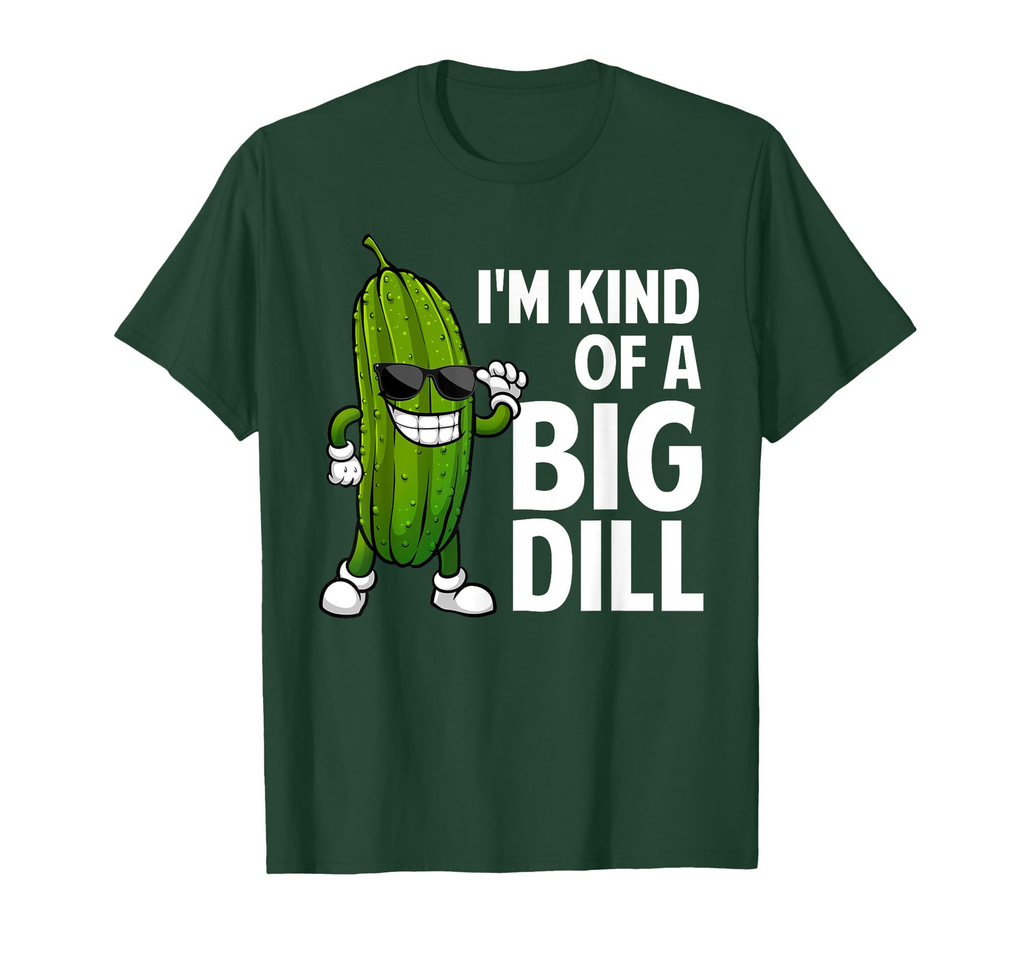 Funny Pickle Design For Men Women Kids Big Dill Pickle Lover T-Shirt