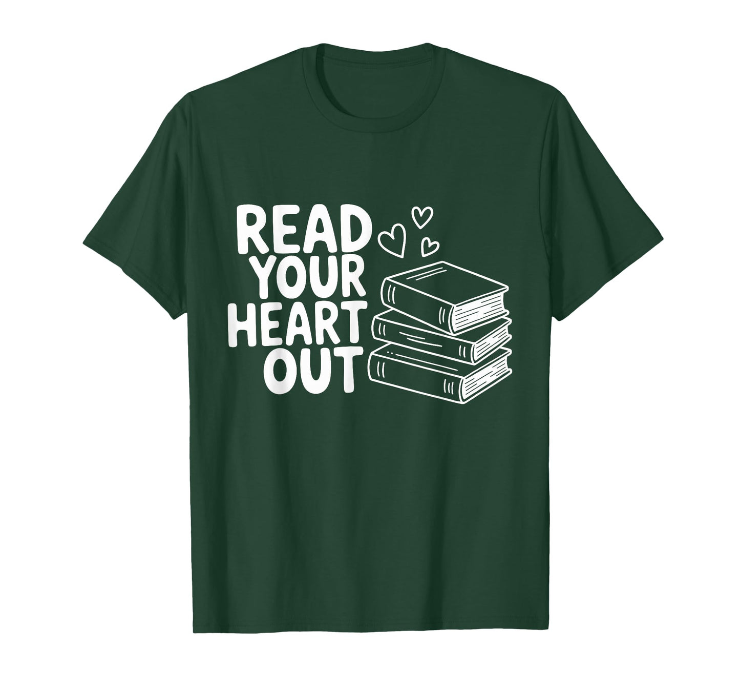 Read Your Heart Out Valentine Reading Books Teachers Kids T-Shirt