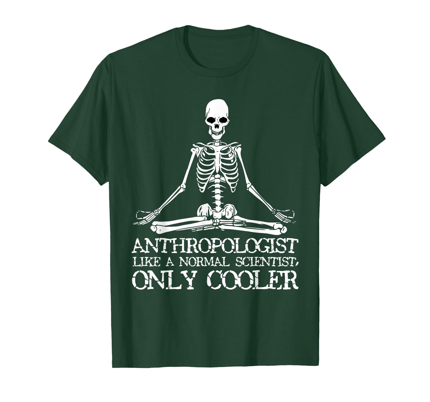Anthropology T-Shirt Yoga Skeleton Anthropologist Tee T-Shirt