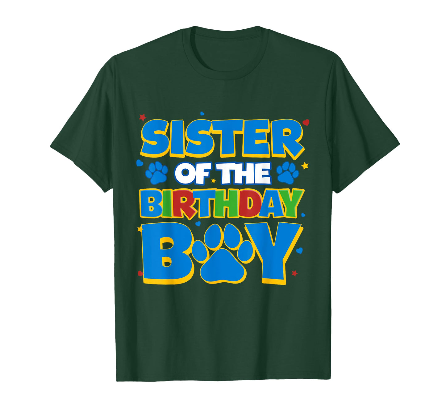 Funny Family Matching Party Shirt Sister Of The Birthday Boy T-Shirt