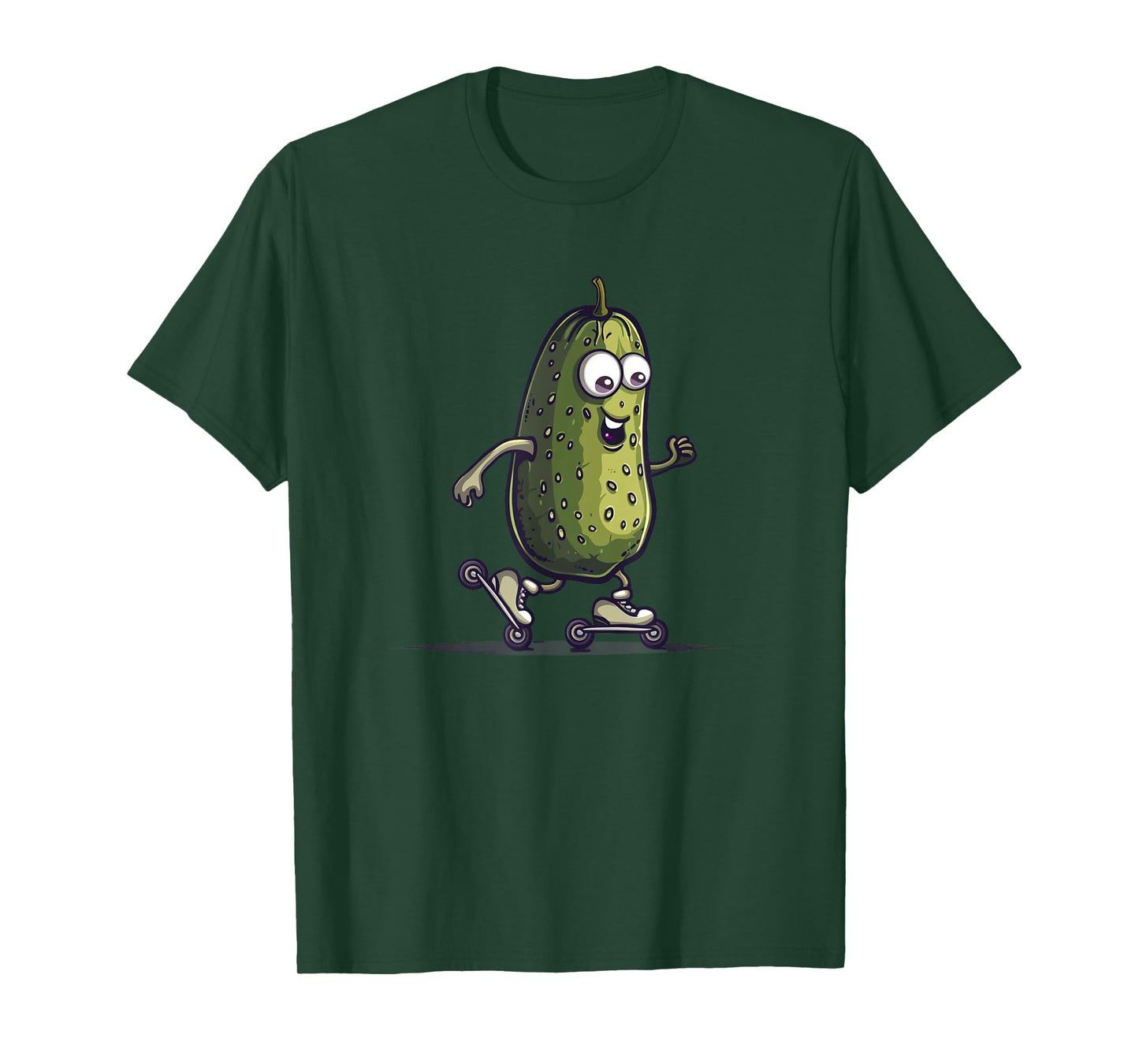Sporty Pickle Costume for Inline Skates and skating Lovers T-Shirt