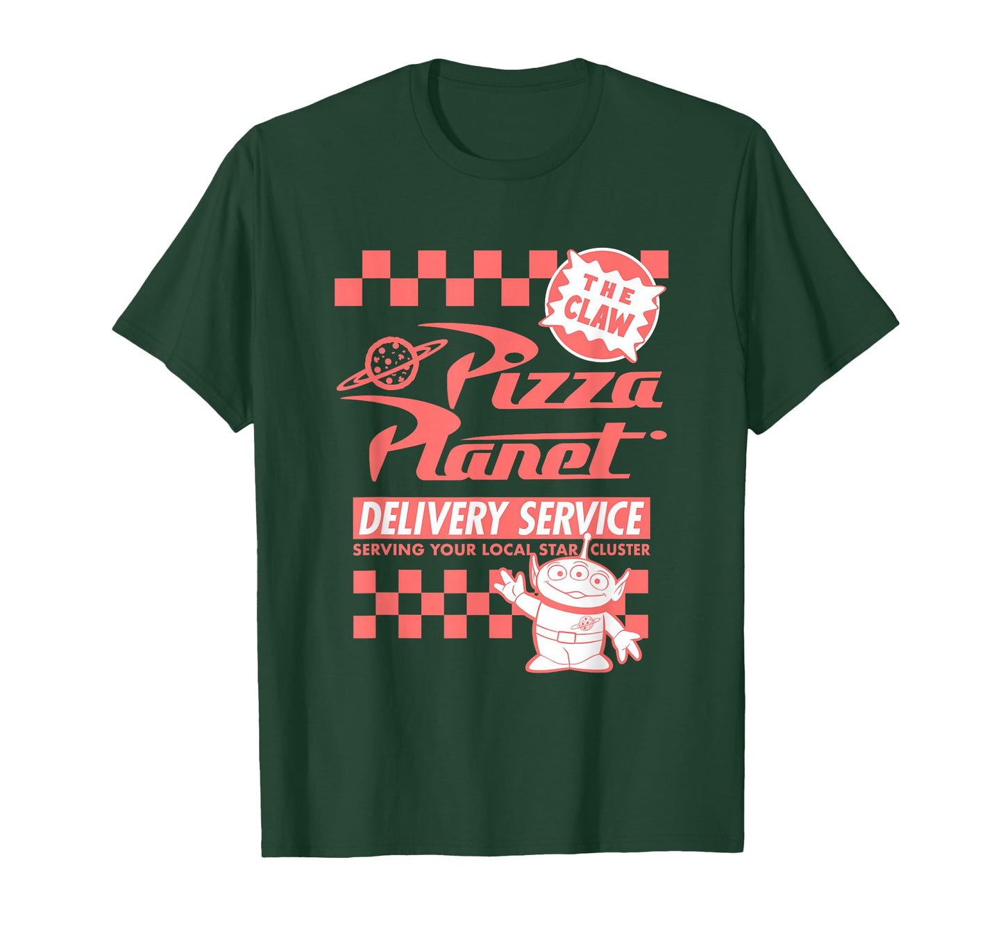 Disney Pixar Toy Story Pizza Planet Alien The Claw T-Shirt