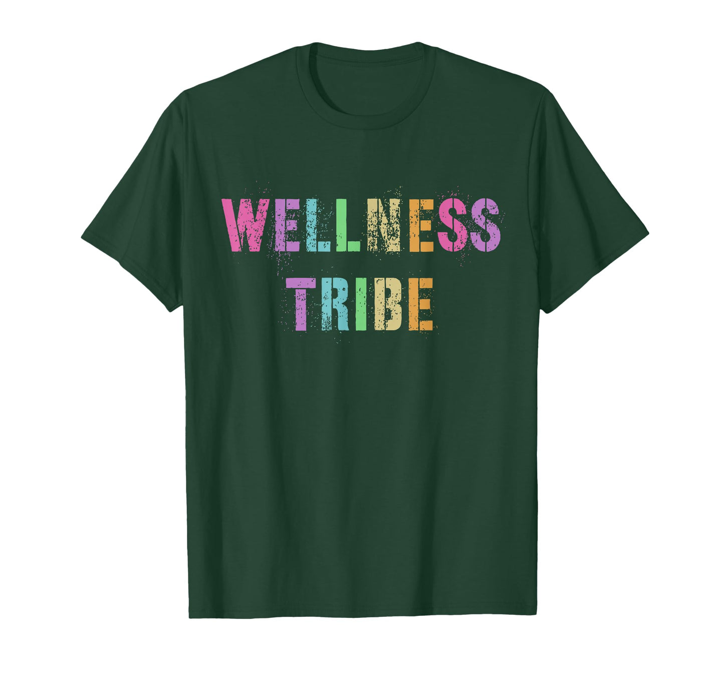 WELLNESS TRIBE Health Trainer Fitness Rockstar Crew Yoga Mom T-Shirt