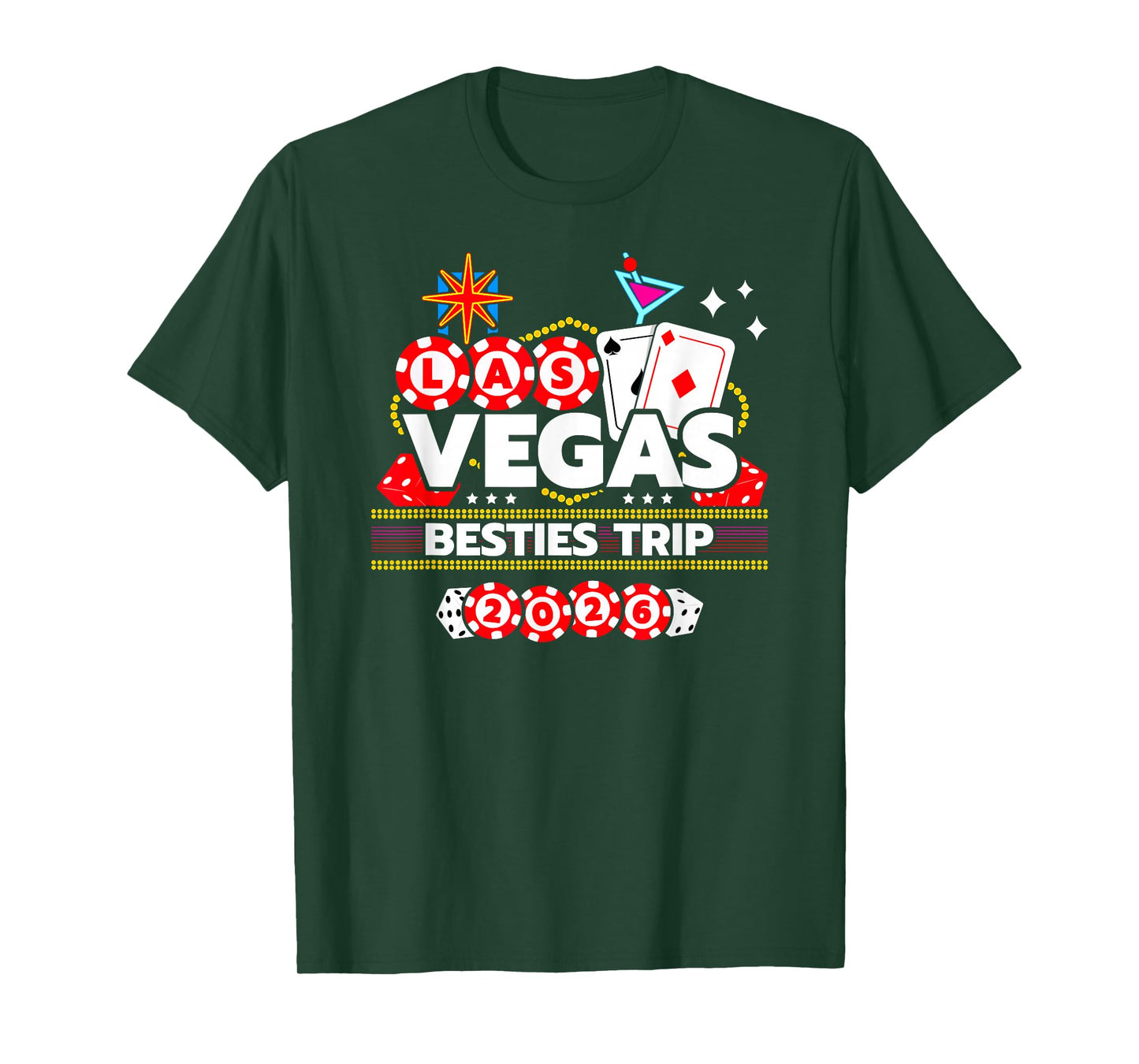 Las Vegas Vacation - Besties Trip - Vegas Girls Trip 2026 T-Shirt