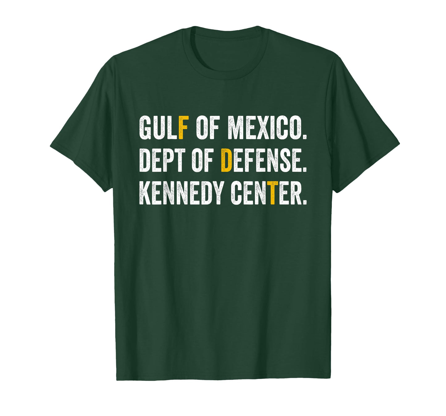 Gulf of Mexico Dept of Defense Kennedy Center Vintage Retro T-Shirt