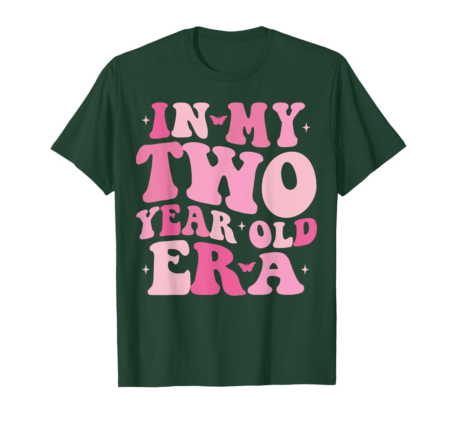 In My Two Year Old Era Second Birthday 2 Year Old Girls Boys T-Shirt