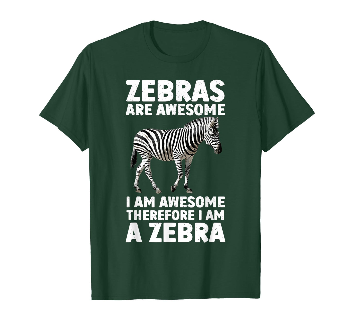 Zebra Costume For Men Women Kids Zoo Animal Print Zebra T-Shirt