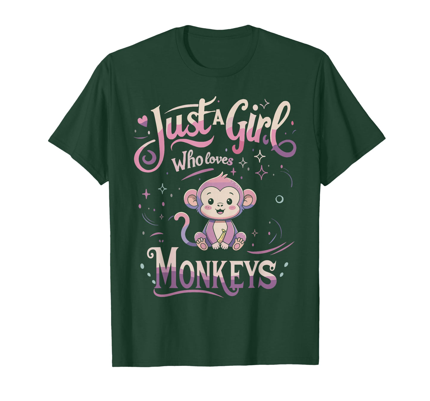 Monkey Shirt Cute Men Women T-Shirt