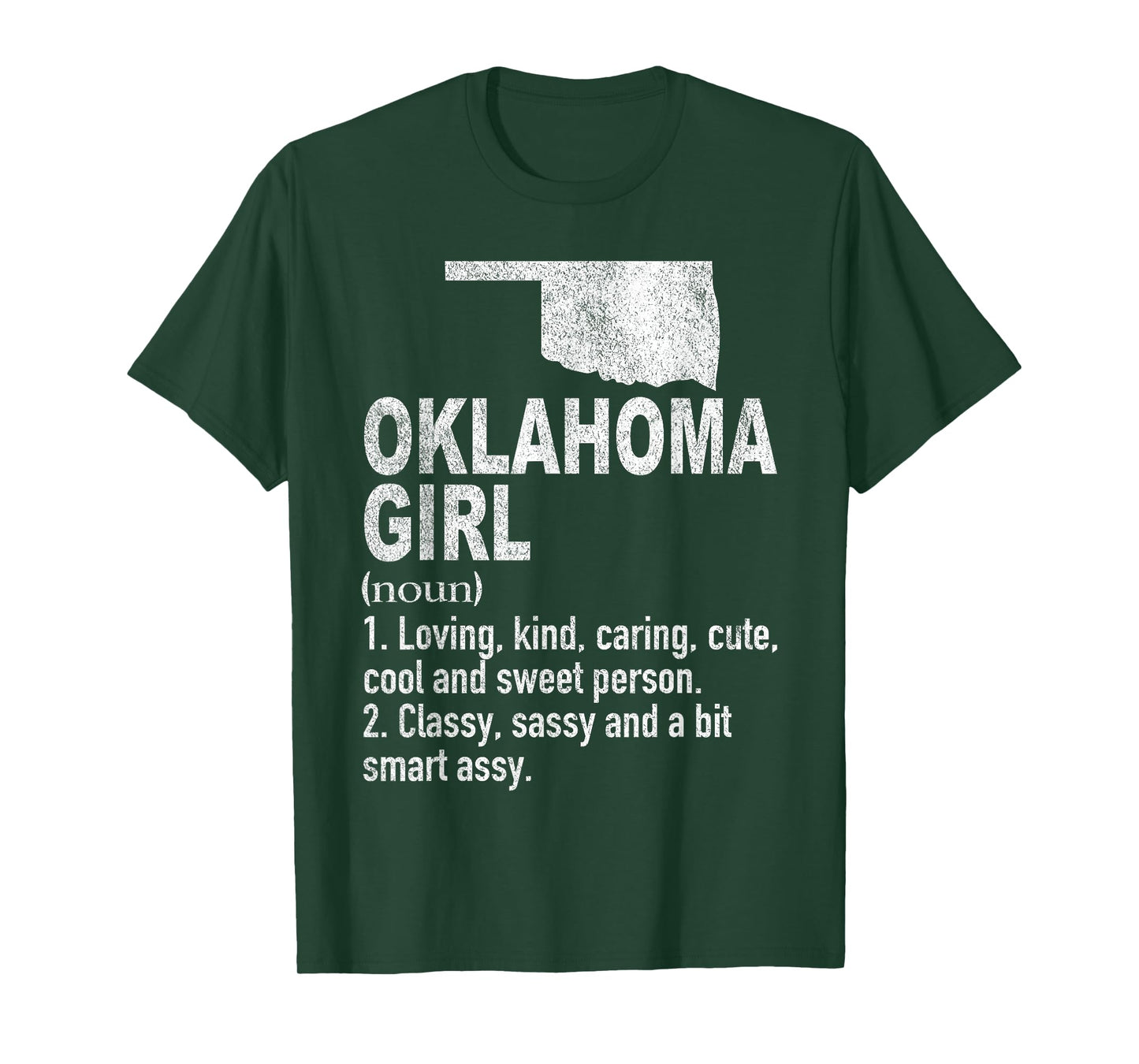 Oklahoma Girl Definition Funny Hometown Home Oklahoma T-Shirt